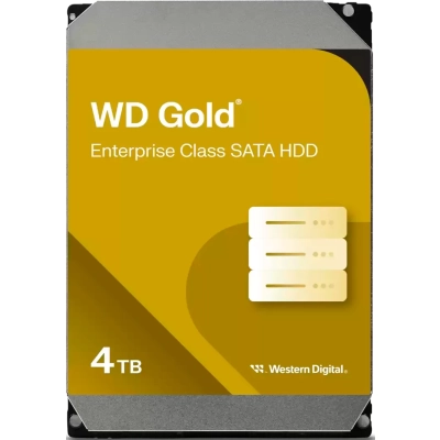 HDD-диск Western Digital Gold (4 TB, SATA-III 6 Gb/s, 3.5 LFF, 7200 RPM, cache 256MB) WD4003FRYZ