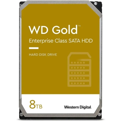 HDD-диск Western Digital Gold (8 TB, SATA-III 6 Gb/s, 3.5 LFF, 7200 RPM, cache 256MB, Helium) WD8004FRYZ