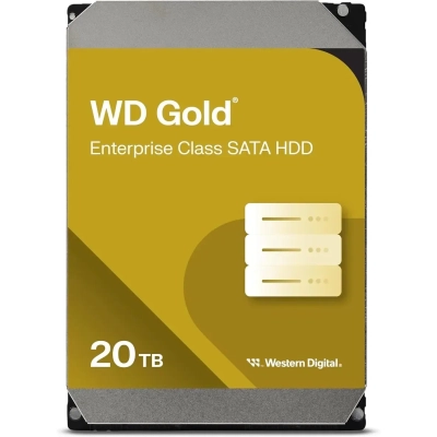 HDD-диск Western Digital Gold (20 TB, SATA-III 6 Gb/s, 3.5 LFF, 7200 RPM, cache 512MB, Helium) WD203KRYZ