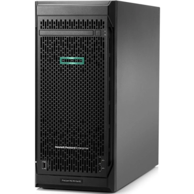 Сервер HPE ProLiant ML110 Gen10 (Tower, 1x Xeon Silver 4210R, 16GB RAM, P408i-p, 8SFF, 800W RPS)