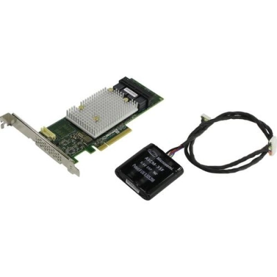 RAID-контроллер Adaptec SmartRAID 3154-16i 4GB (2291000-R / SAS 12G / PCIe 3.0 x8 / 4x SFF-8643 / ZMCP)